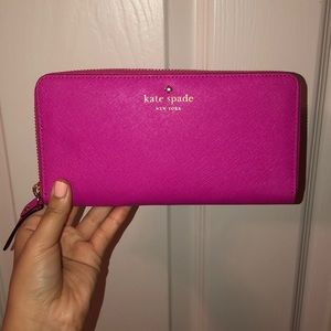 KATE SPADE NEW YORK Leather Continental Wallet